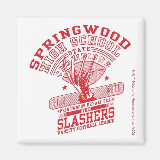 A悪夢オンElm通り | Springwood High マグネット (正面)