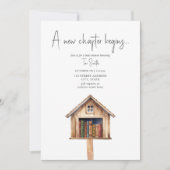 A新しいチャプター・ミニ図書館蔵書赤ちゃんシャワー 招待状 (正面)