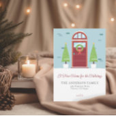 A新しい家で休暇 |クリスマスカード シーズンカード