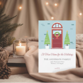 A新しい家で休暇 |クリスマスカード シーズンカード