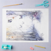 A春ー妖精シリーズデザイン#11 薄葉紙 (クラフト)