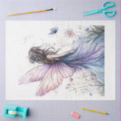 A春ー妖精シリーズデザイン#5 薄葉紙 (クラフト)