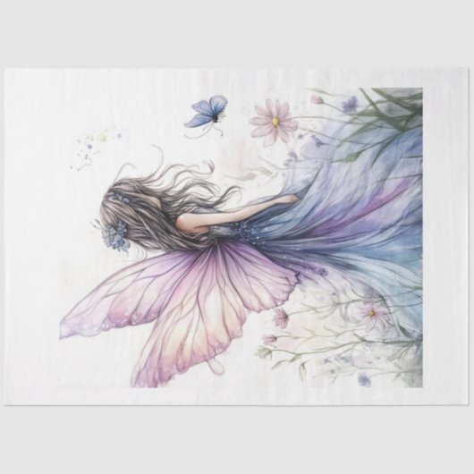 A春ー妖精シリーズデザイン#5 薄葉紙 (正面)