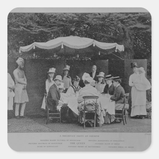 A朝食パーティーアットオズボーン スクエアシール (正面)