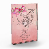 A母ハート：家族のトグを持つ愛 フォトブロック (左)