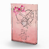 A母ハート：家族のトグを持つ愛 フォトブロック (右)