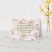 A母ラブ – グリーティングカード (黄色い花)