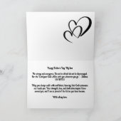 A母賛美：私の息子のための強さと信仰 カード (内部)