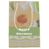 A水彩フローラ媒体紙抱き枕 ミディアムペーパーバッグ (正面)