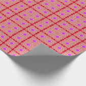 A色鮮やかのクラシックトレンディーパターンデザイン ラッピングペーパー (角)