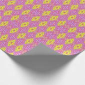 A色鮮やかのクラシックトレンディーパターンデザイン ラッピングペーパー (角)