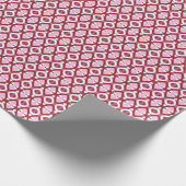 A色鮮やかのクラシックトレンディーパターンデザイン ラッピングペーパー (角)