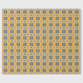 A色鮮やかのクラシックトレンディーパターンデザイン ラッピングペーパー (フラット)