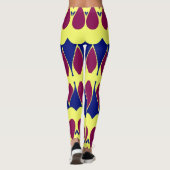 A色鮮やかのクラシック「Ratti_クリエイティブ_Arts」 レギンス (裏面)