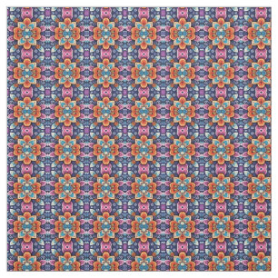 A色鮮やかのフローラファブリッ数々のクパターンデザイン ファブリック