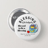 A賛美のバック賛美パックの賛美の 缶バッジ (正面&裏面)