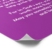 A賛美の ポスター (角)