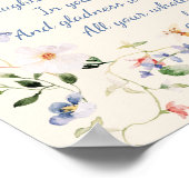 A賛美 Sunbeam to Warm You子供部屋・アート ポスター (角)