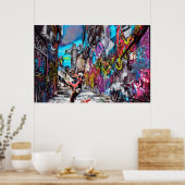 A通りユニークコレクション:グラフィティ・アナルチ ポスター (キッチン)