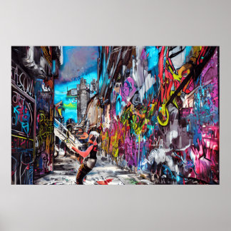 A通りユニークコレクション：グラフィティ・アナルチ ポスター