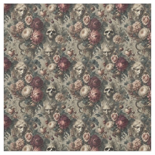 A開花 – ゴシック様式の密集したタイル ファブリック (クローズアップ)