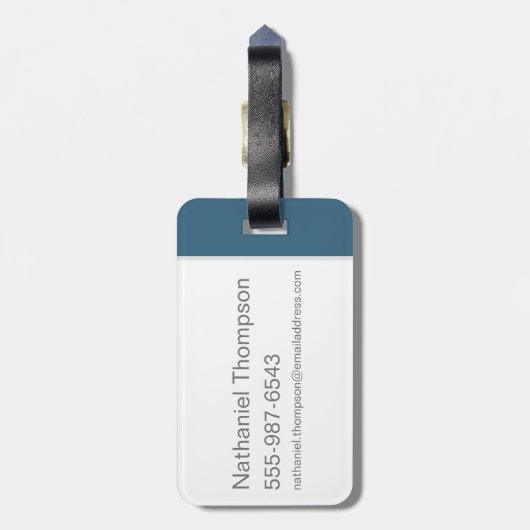 A面を選択 ラゲッジタグ (裏面縦)