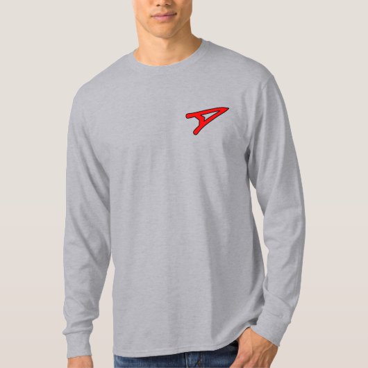 A飛んでいる Alpha Tシャツ (正面)