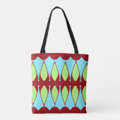 A鮮やかトレンディー多色クラシックデザイン トートバッグ (裏面)