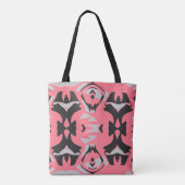 A鮮やかトレンディー多色クラシックデザイン トートバッグ (裏面)