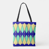 A鮮やかトレンディー多色クラシックデザイン トートバッグ (裏面)