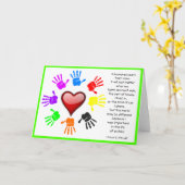 A0001.私は違いを作った。カード。2 カード (黄色い花)