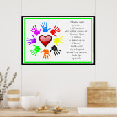 A0001.私は違いを作った。ポスター。1 ポスター (キッチン)