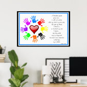 A0001.私は違いを作った。ポスター。2 ポスター (ホームオフィス)