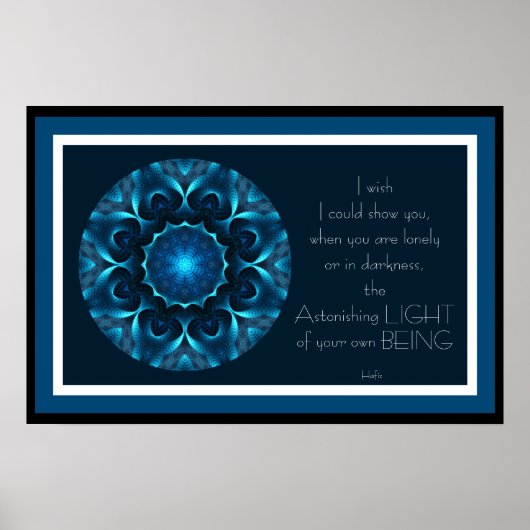 A001.驚くべき光 – フレーム可能なプリント.1 ポスター (正面)