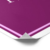 A01リンクハートin Sand.プリント.1 ポスター (角)