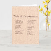 A02: 今日は私達の記念日です カード (黄色い花)