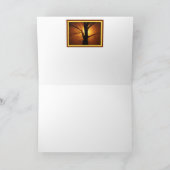 A03ランプ点灯 – ブッダ感動的引用文カード カード (内部)