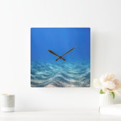 A03 DSCN5636水中青海 スクエア壁時計 (ホーム)