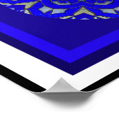 A05ケルト結び目模様Kaleidoscopic – アイリッシュ賛美ズ。6 ポスター (角)