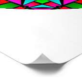 A05ステンドグラス曼荼羅。2 ポスター (角)