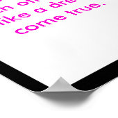 A07b Gift of Life Poster – バージョン1.縁どBlack  ポスター (角)