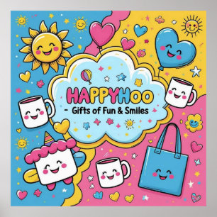 A0 - Happyhooポスター ポスター