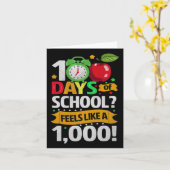 A1のような感じ学校の日 カード (黄色い花)