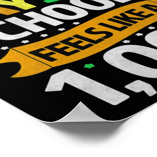 A1のような感じ学校の日 ポスター (角)