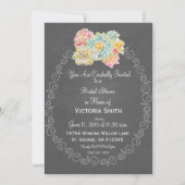 A1チャル最高のクボード対応ブライダルシャワー- 招待状 (正面)