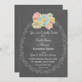 A1チャル最高のクボード対応ブライダルシャワー- 招待状 (正面/裏面)