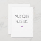 A1応答カードエンクロージャカード印刷(3.5x5) 招待状 (正面/裏面)