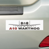 A10落雷II Warthog バンパーステッカー (車上)