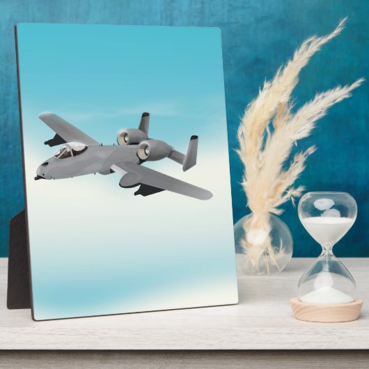 A10軍用機イラスト フォトプラーク (側面)