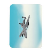 A10軍隊飛行機イラストレーション マグネット (縦)